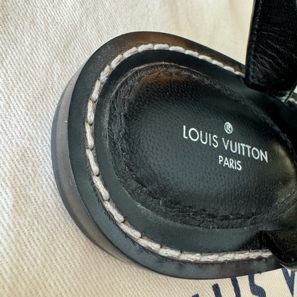 🤎🖤 Louis Vuitton Academy Sandal 🖤🤎 - Picture 7 of 10